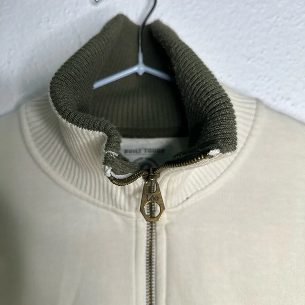 Lee Cream and Red Lightweight Jacket